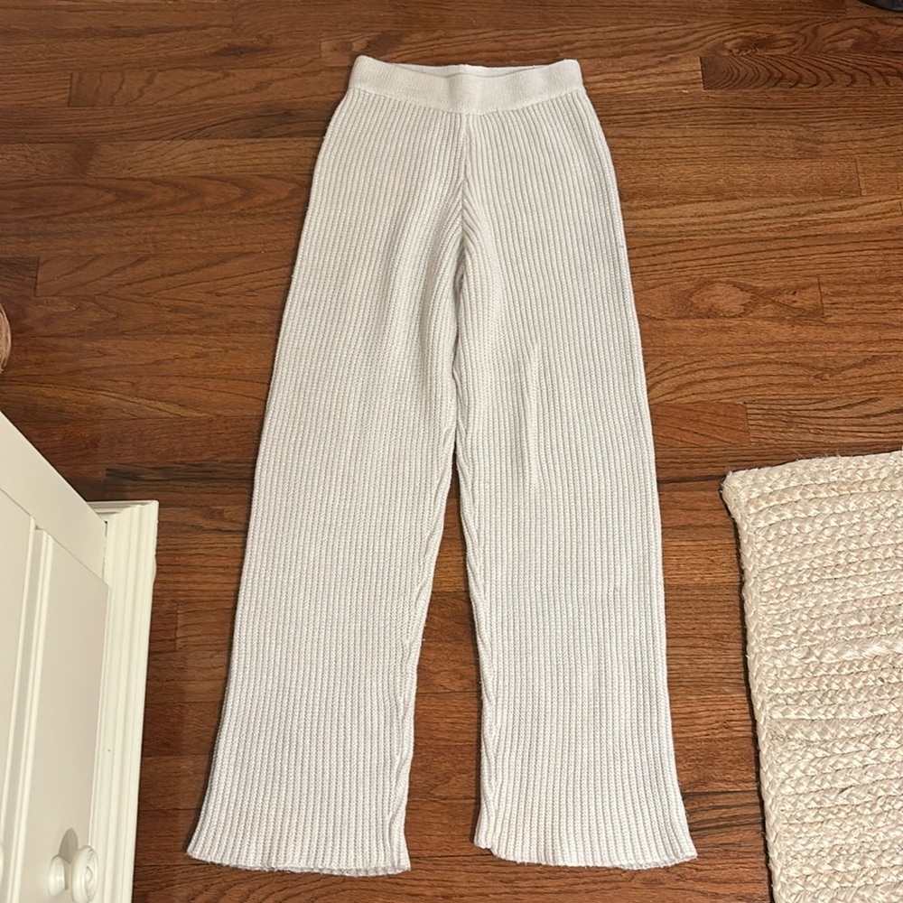 Sabo skirt white knit pants
